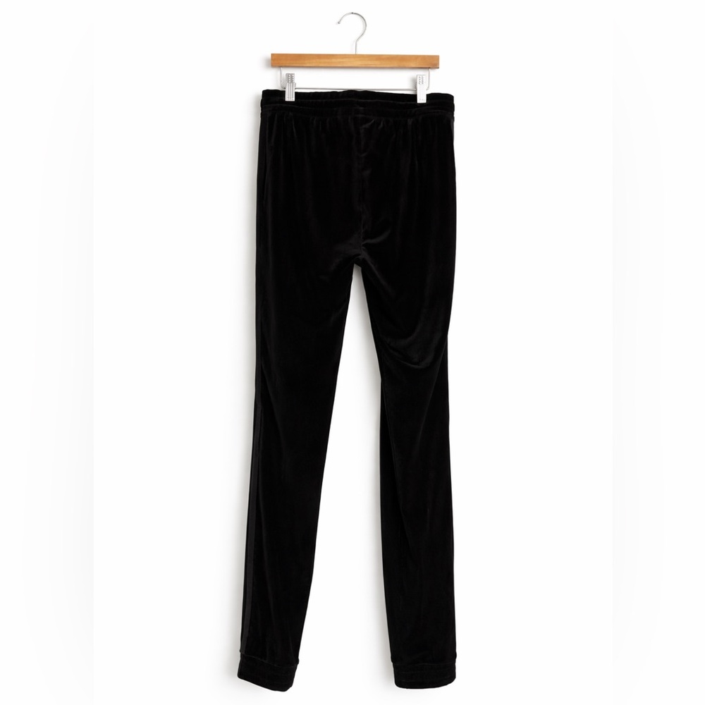 Adidas Black Velour Track Pants Women’s Y2K Athleisure Velvet XS - Picture 3 of 9